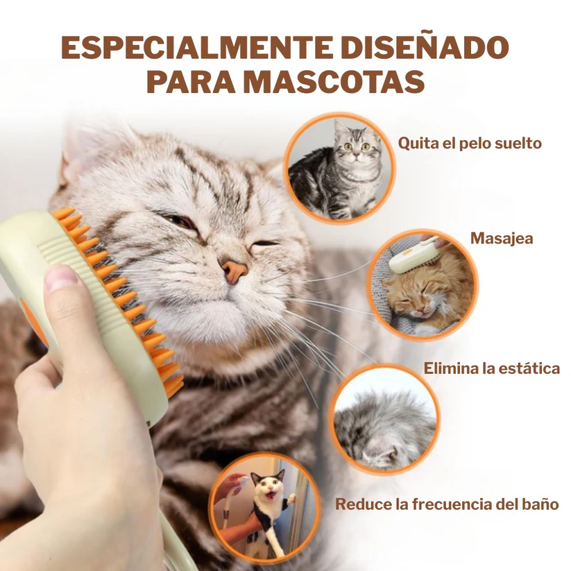 CEPILLO 3 EN 1 PARA MASCOTAS