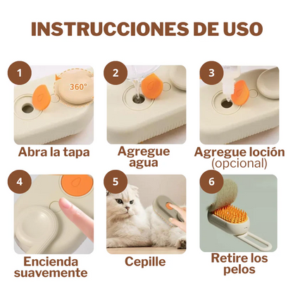 CEPILLO 3 EN 1 PARA MASCOTAS